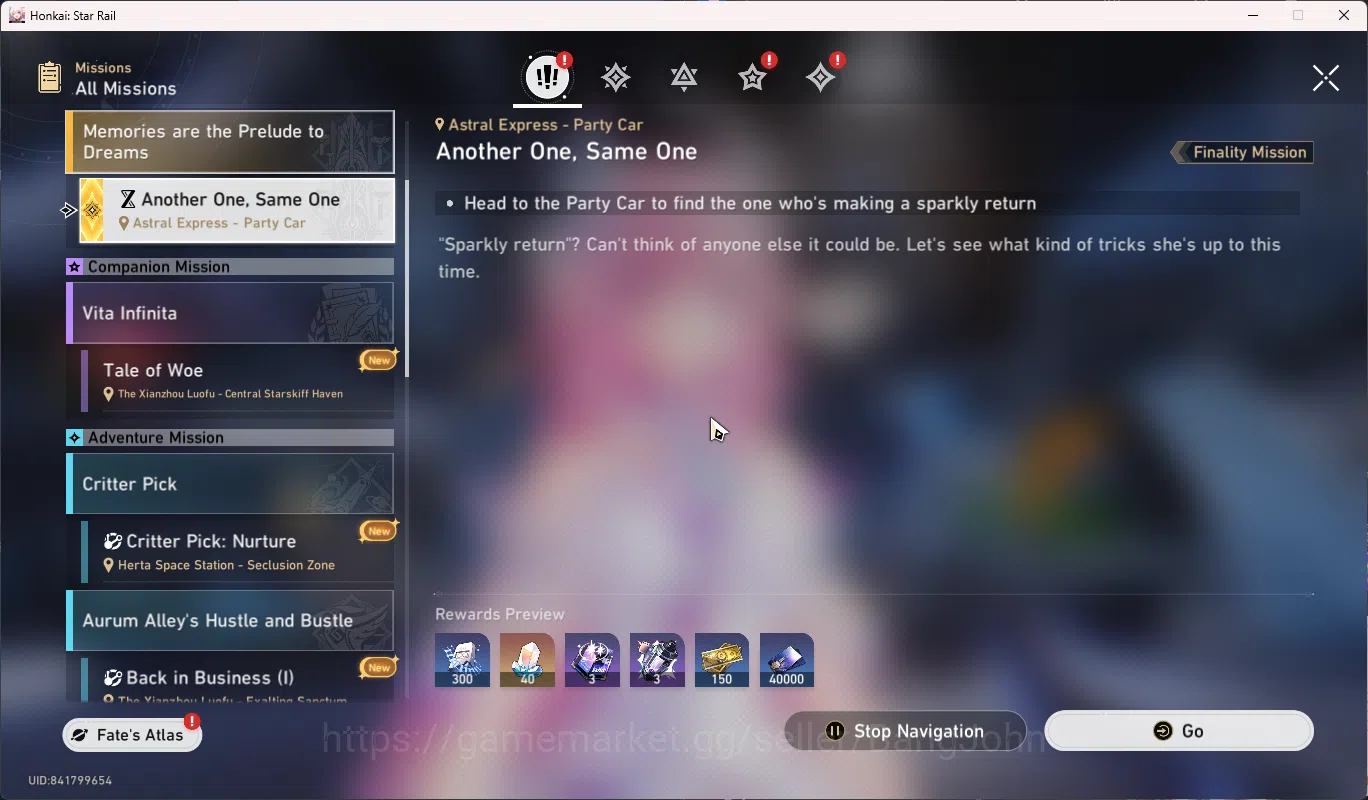 Honkai Star Rail Accounts ASIA | TL 65 | 6 Limit | 5 Golden Ticket  Cyrene E image 10