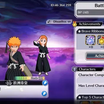 Bleach: Brave Souls Accounts Others Global | 15k Orb+ 33M Coin|UIchigo,Orihime| KlabID|Check SS BBS713Z