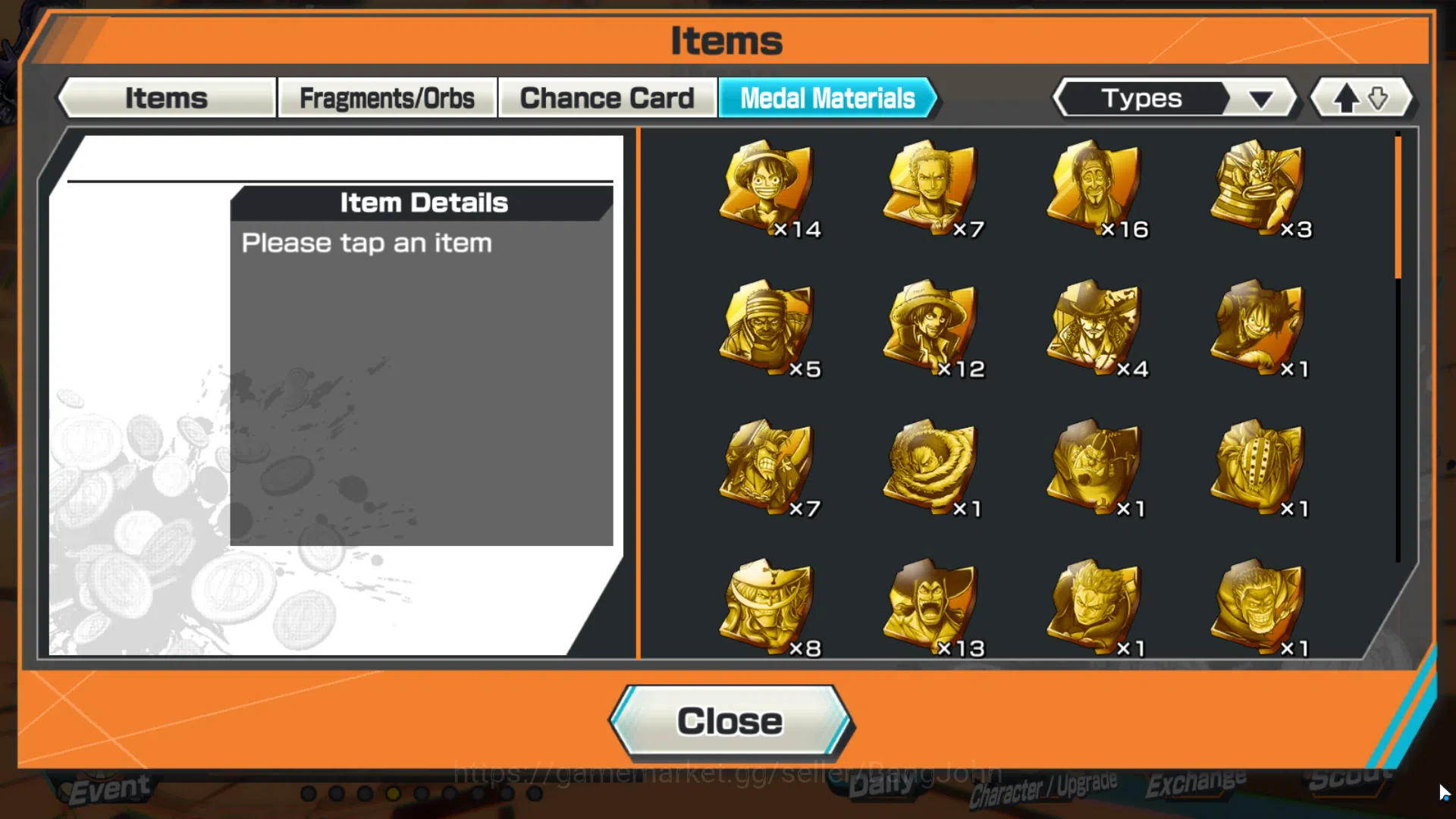 One Piece Bounty Rush Accounts Others GLOBAL|3 ex|5elders NUsjuro,Edward Newgate,Borsalino,etc|Take mail|check SS|OPBR185B 17