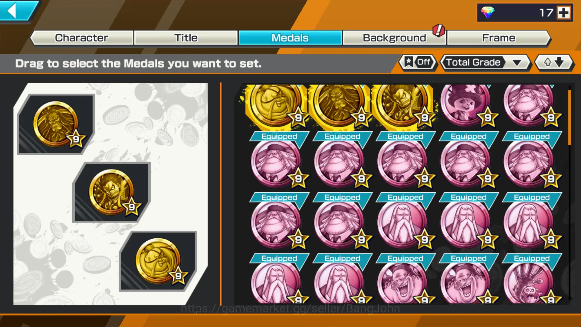 One Piece Bounty Rush Accounts Others GLOBAL|3 ex|5elders NUsjuro,Edward Newgate,Borsalino,etc|Take mail|check SS|OPBR185B 4