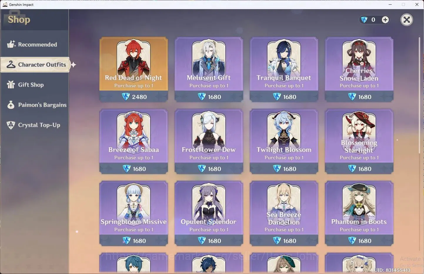 Genshin Impact Accounts ASIA | AR 60|19 Limit+6 Sign|ZibaiC1,GanyuC1,Hu Ta image 15
