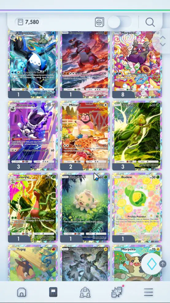Pokémon TCG Pocket Accounts EN 7,5K Card|121EX|3Crown [Bombirdier,Mew,RCandy]3 image 11