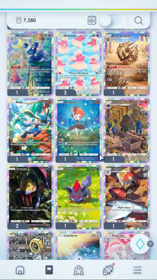 Pokémon TCG Pocket Accounts EN 7,5K Card|121EX|3Crown [Bombirdier,Mew,RCandy]3 image 12