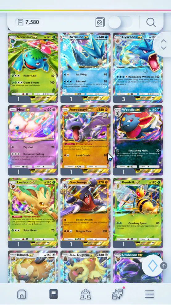 Pokémon TCG Pocket Accounts EN 7,5K Card|121EX|3Crown [Bombirdier,Mew,RCandy]3 image 13