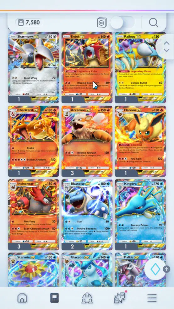 Pokémon TCG Pocket Accounts EN 7,5K Card|121EX|3Crown [Bombirdier,Mew,RCandy]3 image 14
