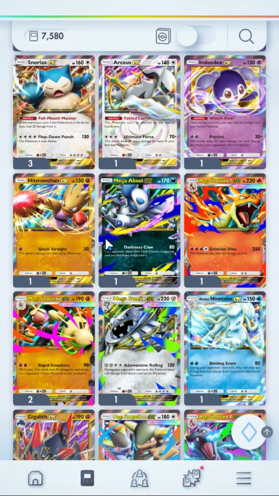 Pokémon TCG Pocket Accounts EN 7,5K Card|121EX|3Crown [Bombirdier,Mew,RCandy]3 image 17