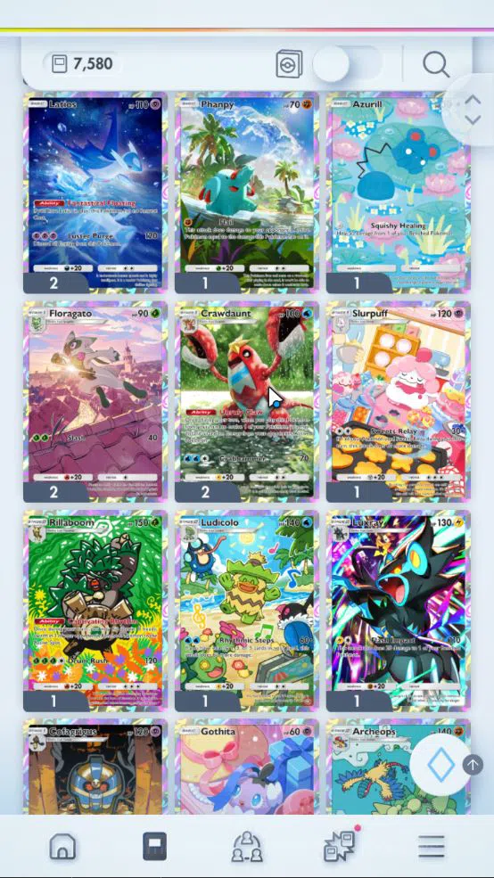 Pokémon TCG Pocket Accounts EN 7,5K Card|121EX|3Crown [Bombirdier,Mew,RCandy]3 image 9