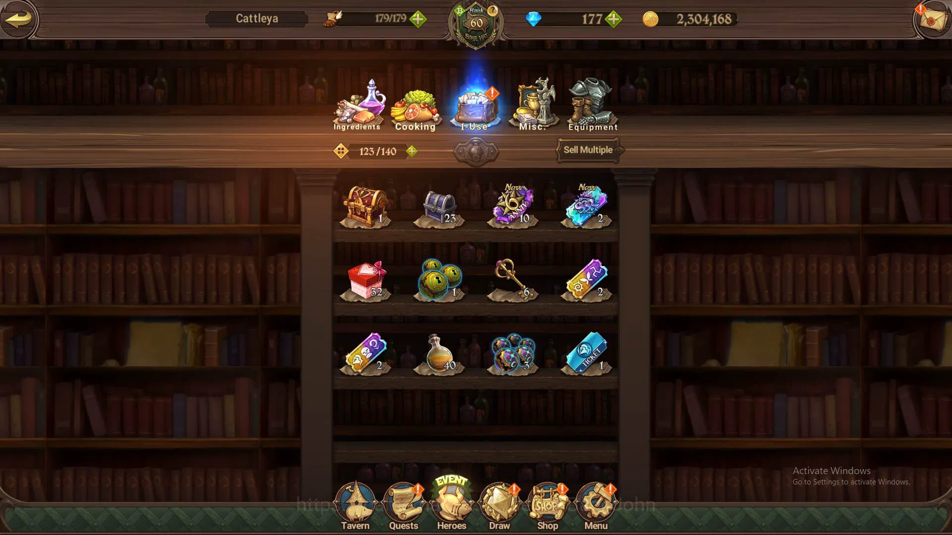 The Seven Deadly Sins: Grand Cross Accounts Others GLOBAL|2.6M CC|DM 177+LS 90|5 UR Meresca 3/6,Gowther 10