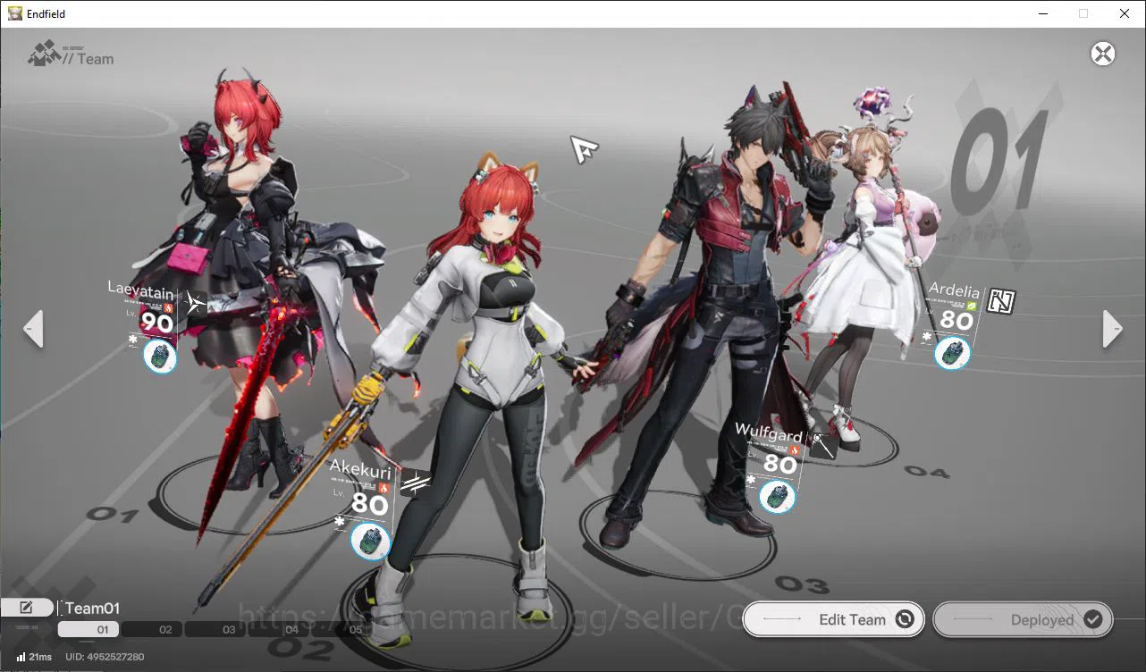 Arknights: Endfield Accounts Asia Lv56|100%Explore|7SSR(Yvonne,Laevatain,Gilber image 2