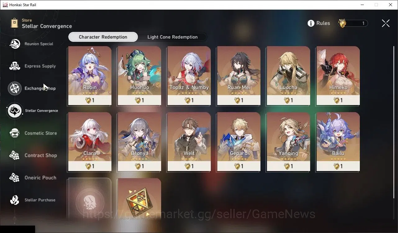 Honkai Star Rail Accounts ASIA |TL 44|11 Limited|The Herta,Anaxa,Kafka,Hysil image 12