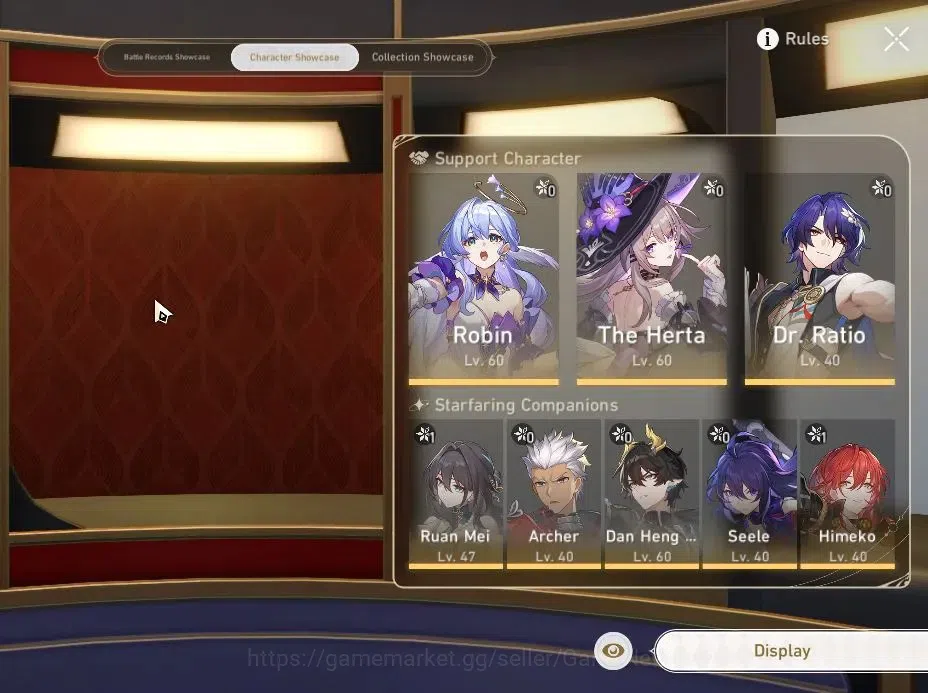Honkai Star Rail Accounts ASIA |TL 44|11 Limited|The Herta,Anaxa,Kafka,Hysil image 2