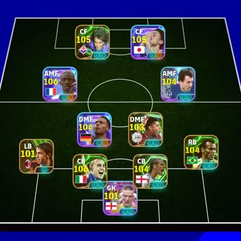 eFootball Accounts Legends & Iconic Players FRIDAY OFF|Android| pw 3224|Dembele 107 Blitz curler | Nmecha 104 LRT | ayase