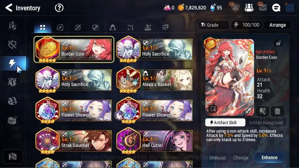 Epic Seven Accounts GLOBAL Unverif|New Era|2 ML(Ruele of Light,Straze) image 10