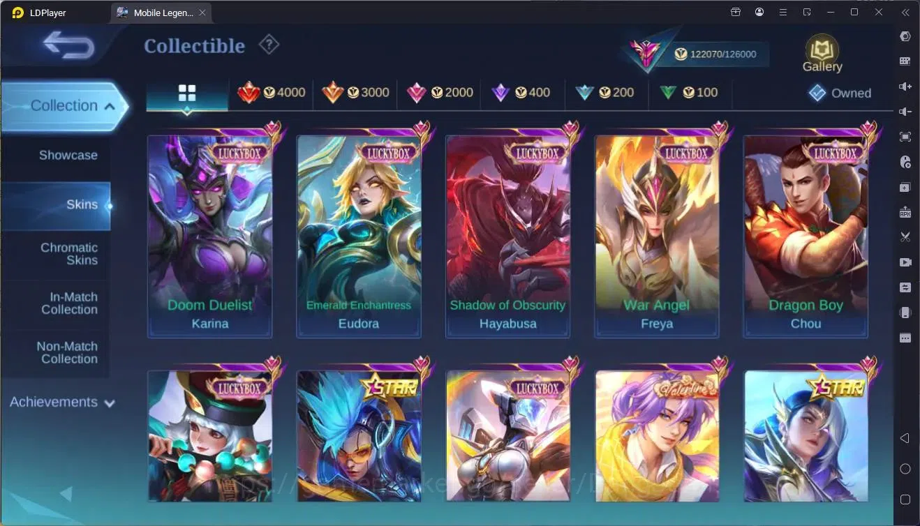 Mobile Legends: Bang Bang Accounts Global|Hero 132|Skin 360|Exalted|Legend Franco|ASP image 14