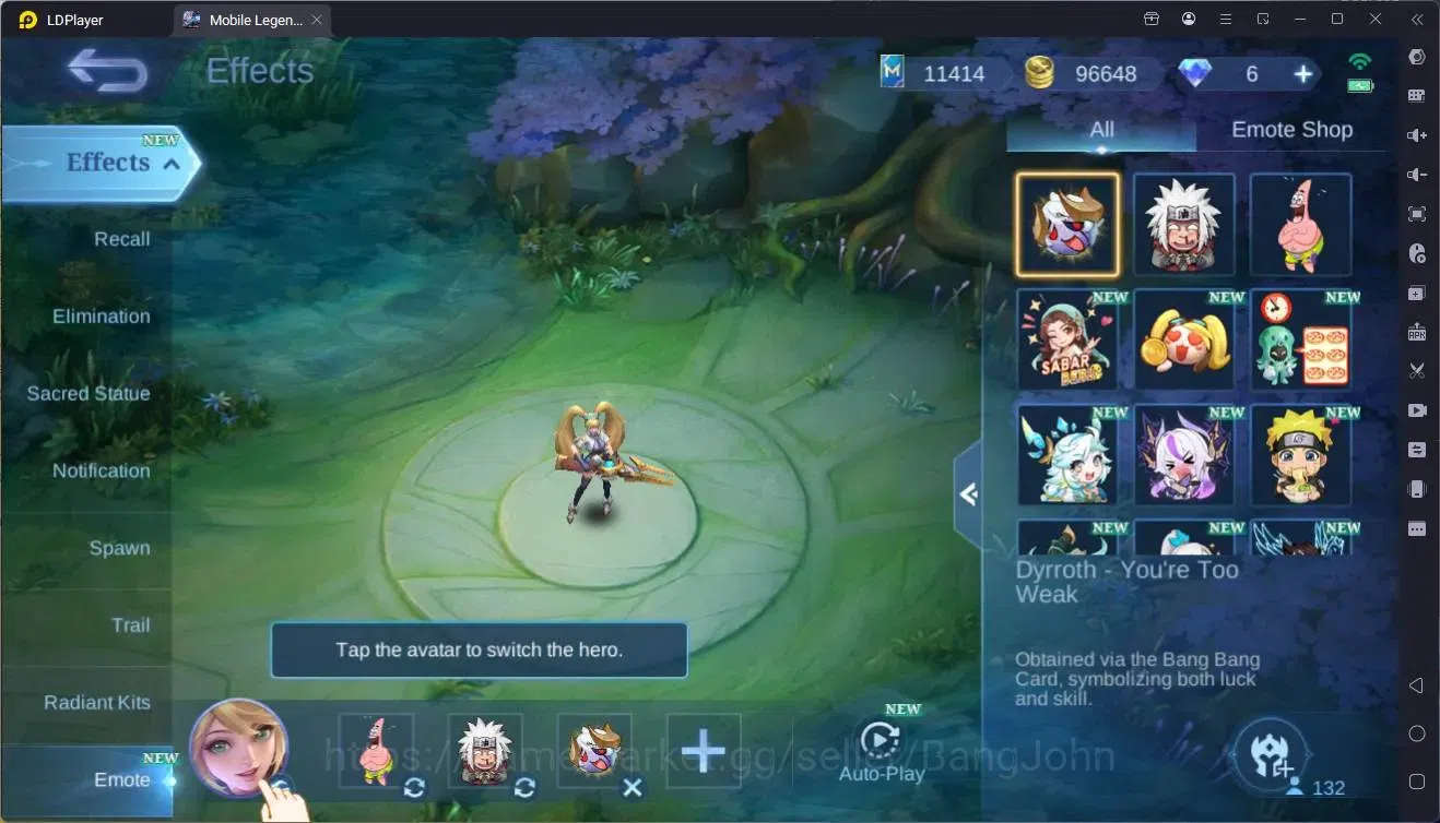 Mobile Legends: Bang Bang Accounts Global|Hero 132|Skin 360|Exalted|Legend Franco|ASP image 18