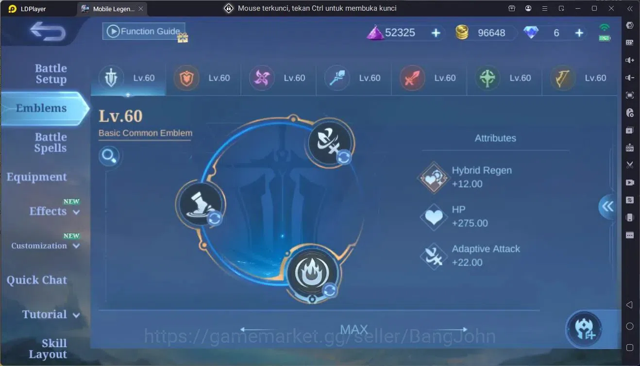 Mobile Legends: Bang Bang Accounts Global|Hero 132|Skin 360|Exalted|Legend Franco|ASP image 19