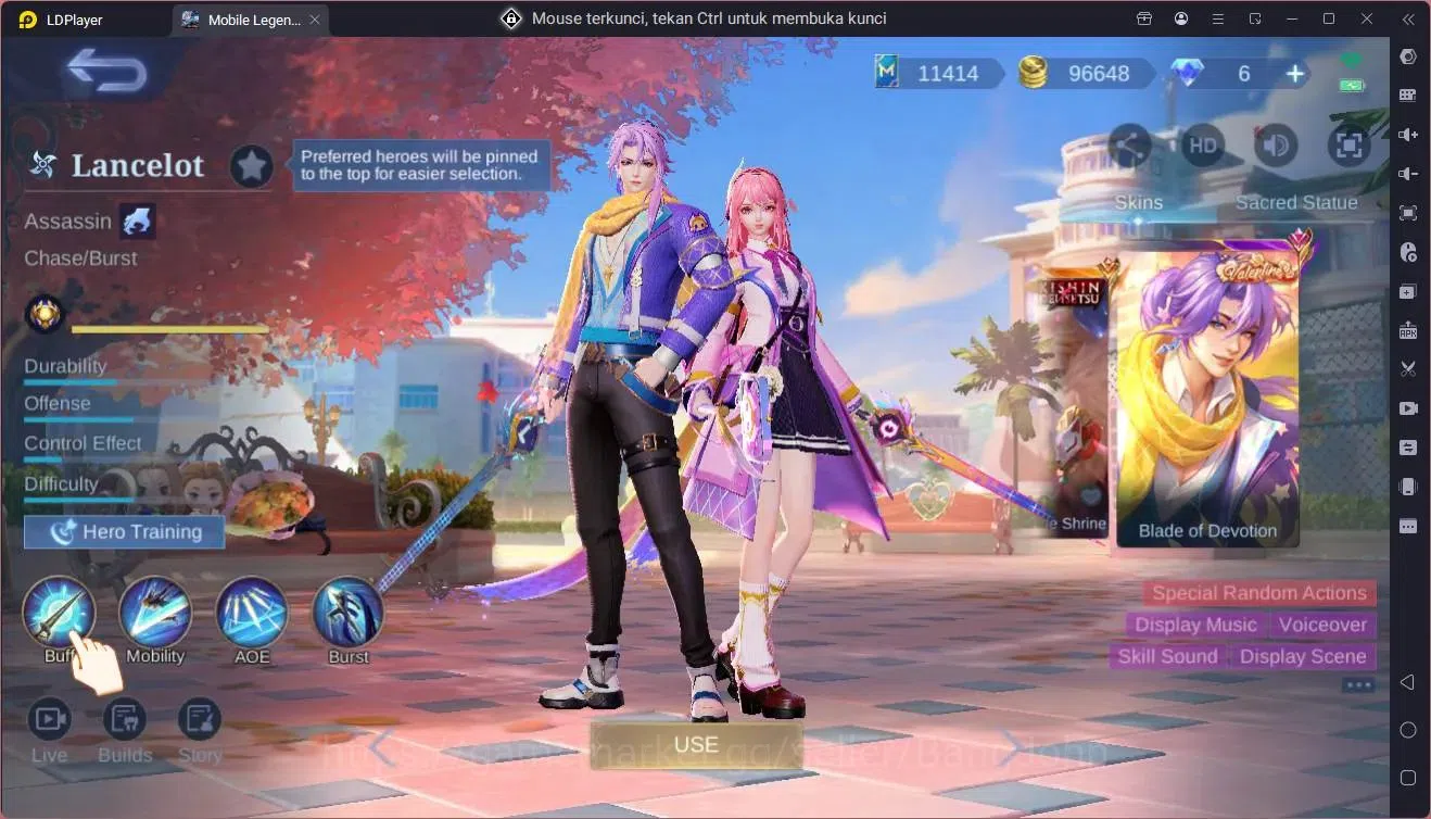 Mobile Legends: Bang Bang Accounts Global|Hero 132|Skin 360|Exalted|Legend Franco|ASP image 2