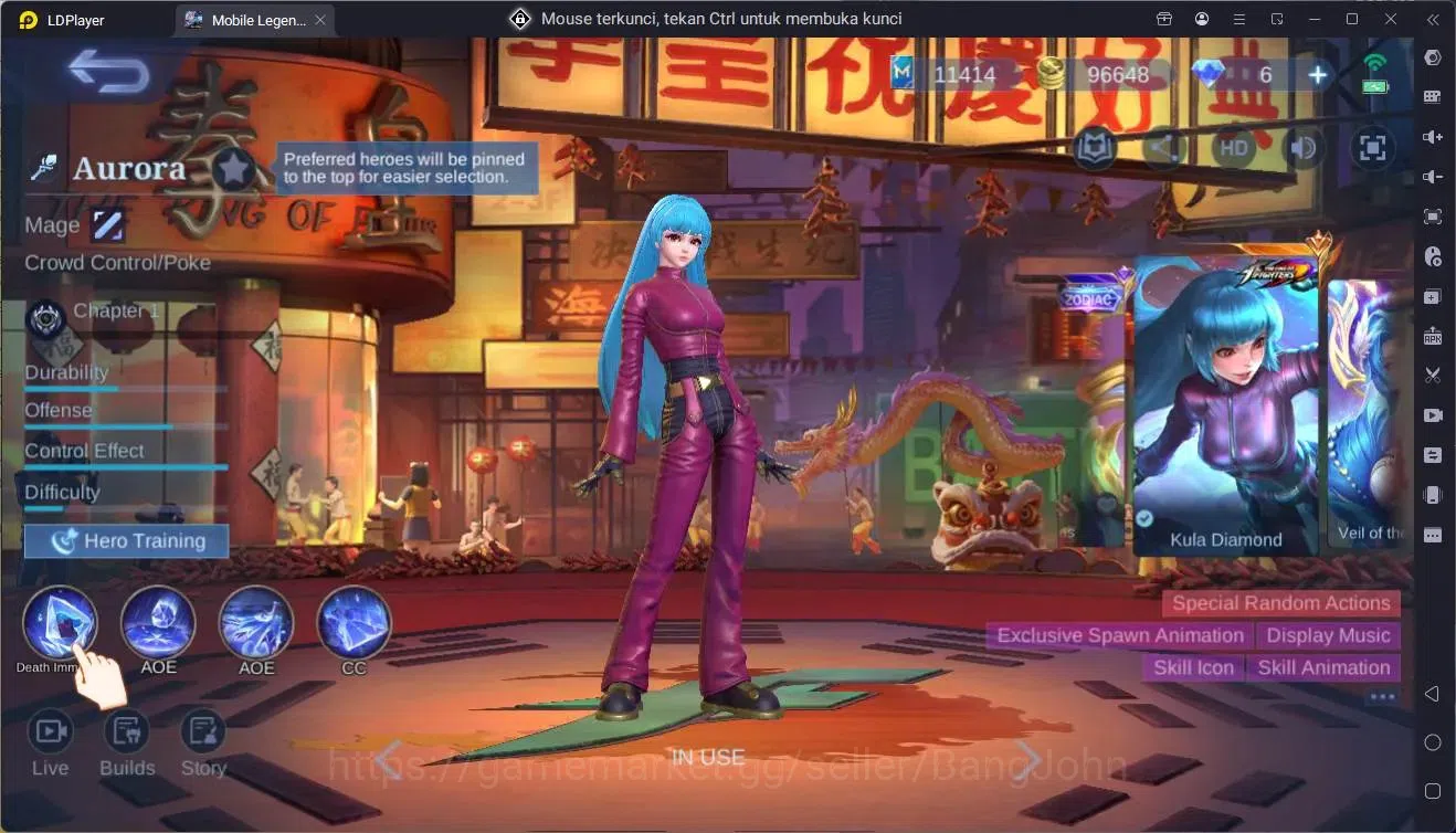 Mobile Legends: Bang Bang Accounts Global|Hero 132|Skin 360|Exalted|Legend Franco|ASP image 4