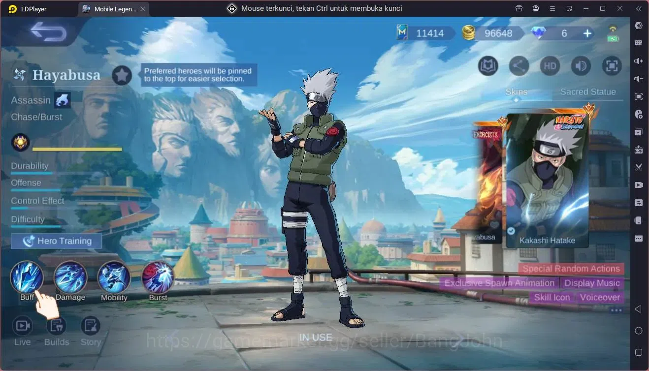 Mobile Legends: Bang Bang Accounts Global|Hero 132|Skin 360|Exalted|Legend Franco|ASP image 6