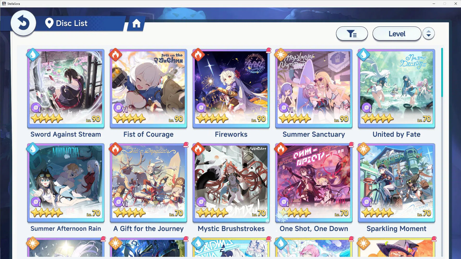 Stella Sora Accounts GLOBAL ENDGAME|10 SSR 4 Limited(Chitose,Fuyuka T1, image 15