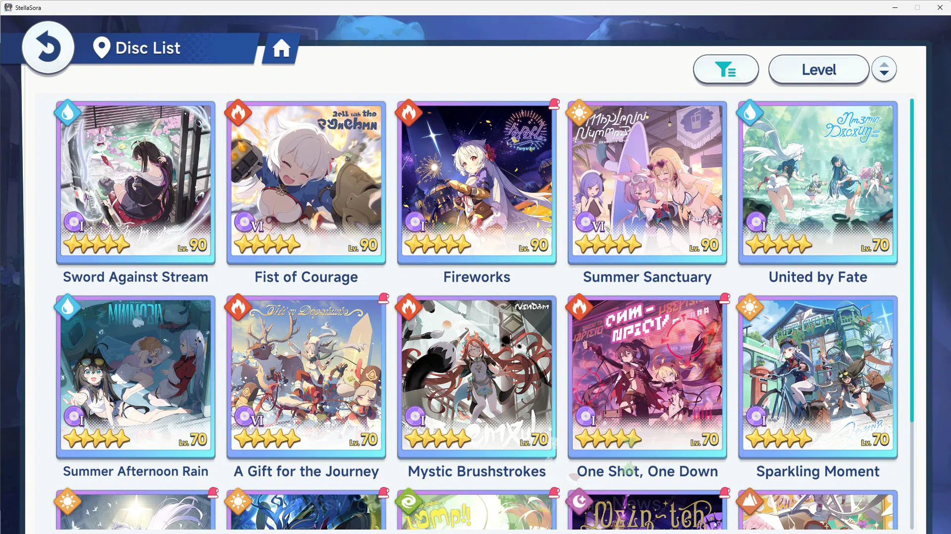 Stella Sora Accounts GLOBAL ENDGAME|10 SSR 4 Limited(Chitose,Fuyuka T1, image 17