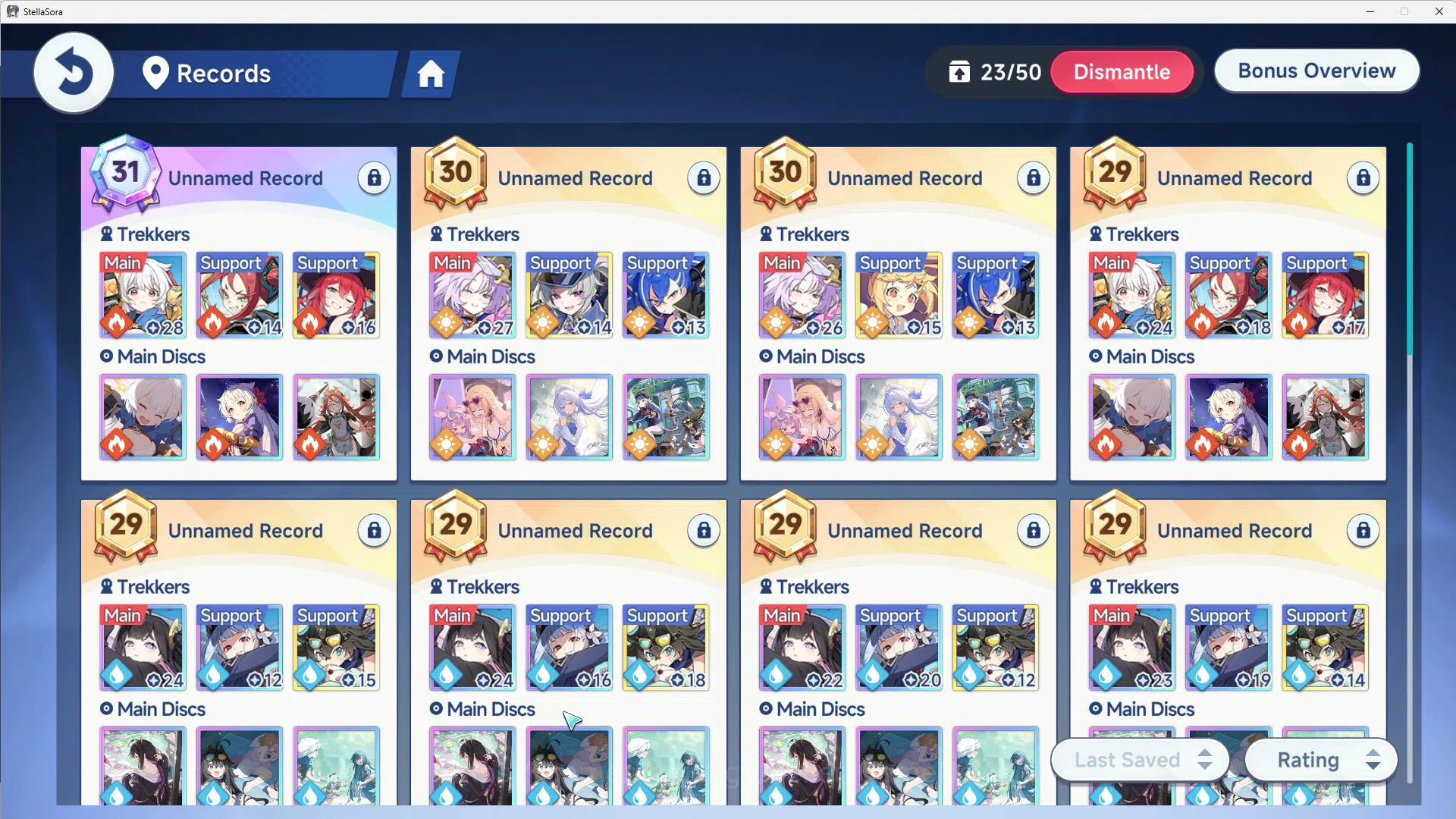 Stella Sora Accounts GLOBAL ENDGAME|10 SSR 4 Limited(Chitose,Fuyuka T1, image 9