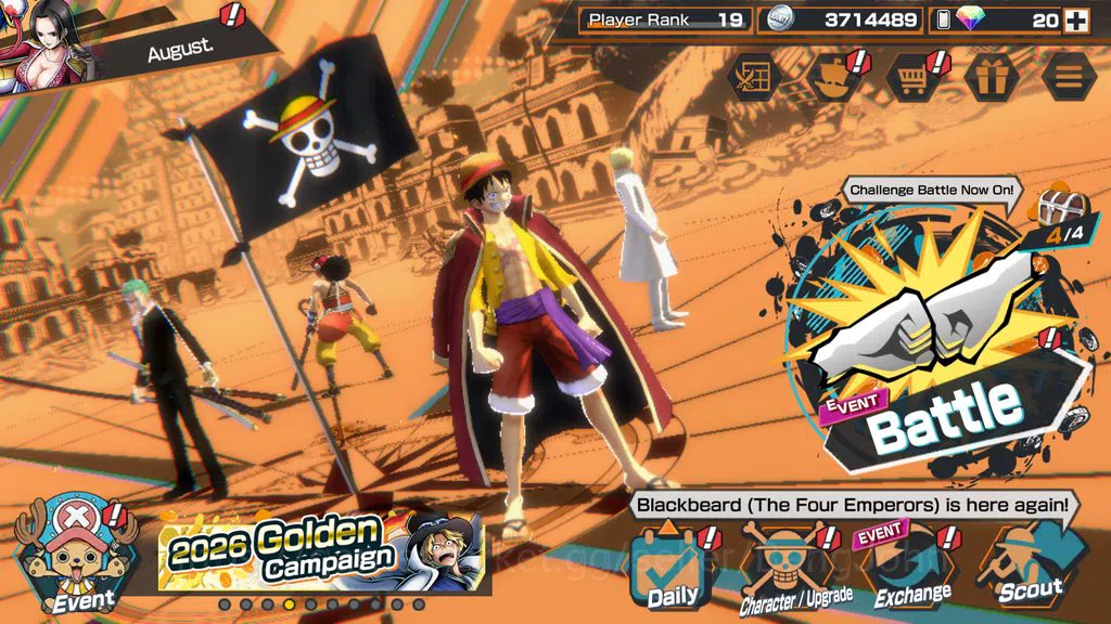 One Piece Bounty Rush Accounts GLOBAL|EX 4|1Max|WI Law,Bomo Kaido,BTKOTP Luffy,FE image 1