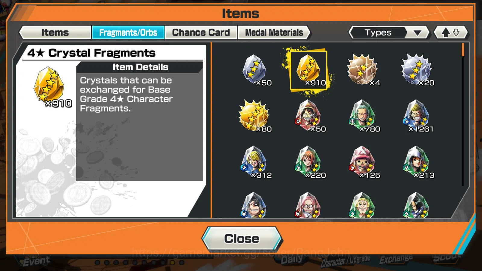 One Piece Bounty Rush Accounts GLOBAL|EX 4|1Max|WI Law,Bomo Kaido,BTKOTP Luffy,FE image 4