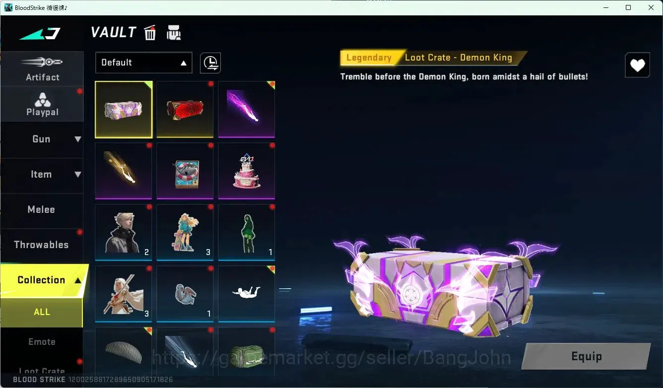 Blood Strike Accounts ASIA | 1 Eternal Gun | EVO FAL Evolved Draco | 1 A image 12