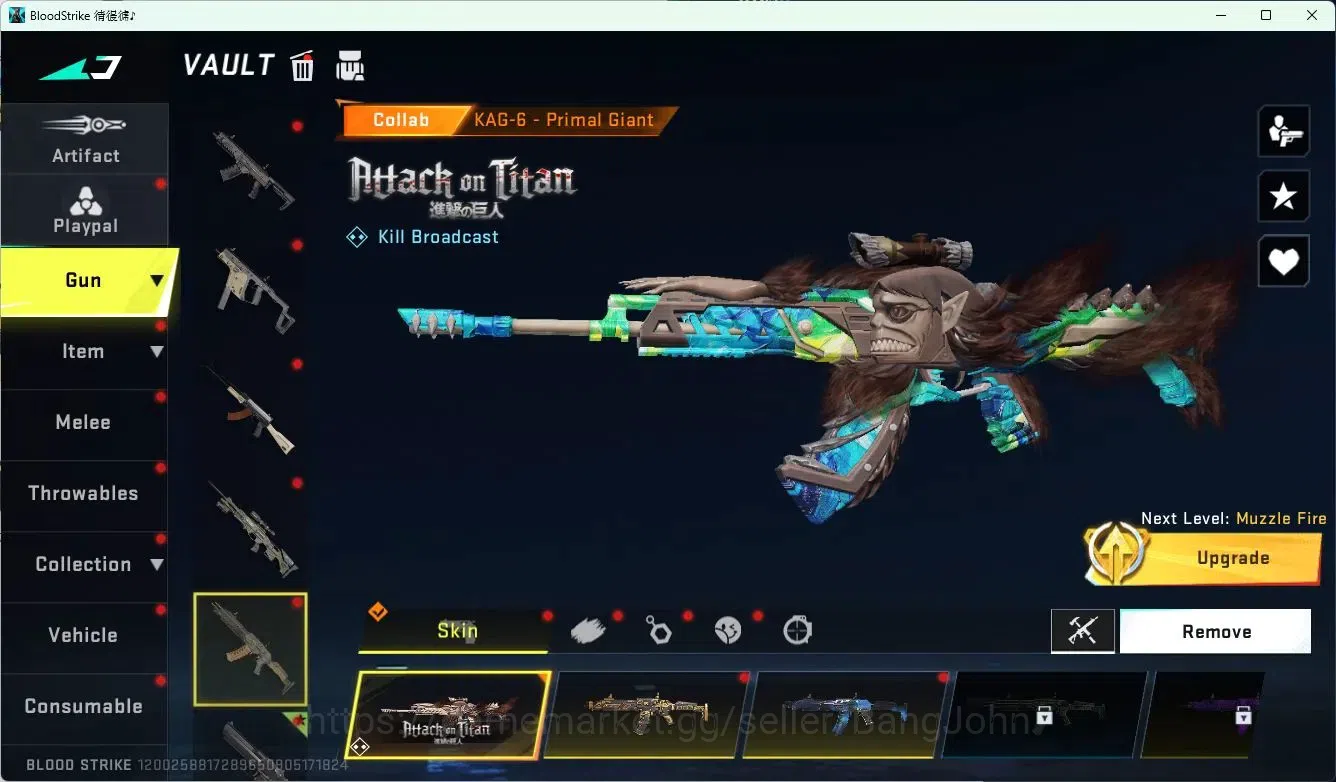 Blood Strike Accounts ASIA | 1 Eternal Gun | EVO FAL Evolved Draco | 1 A image 5