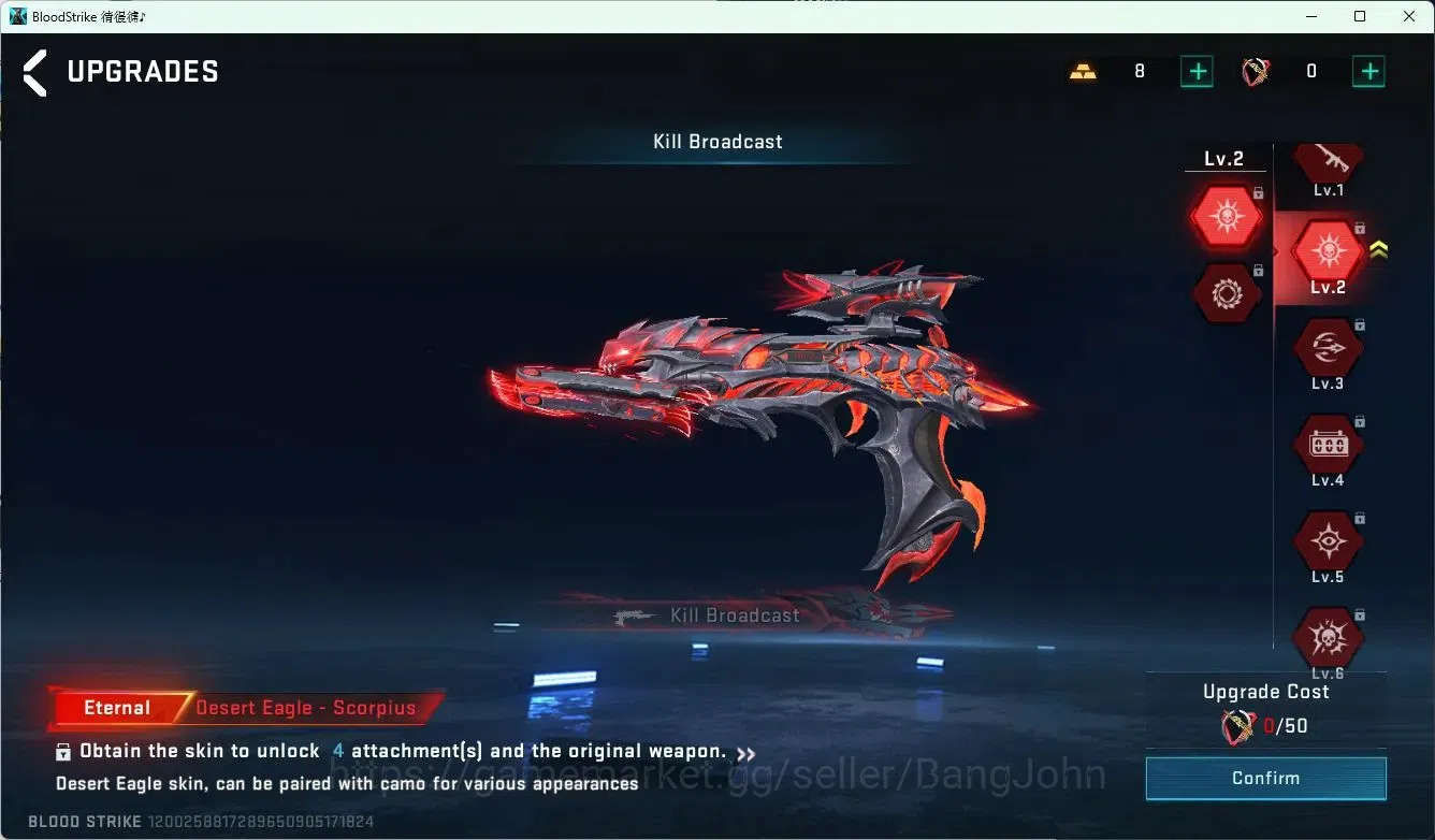 Blood Strike Accounts ASIA | 1 Eternal Gun | EVO FAL Evolved Draco | 1 A image 6