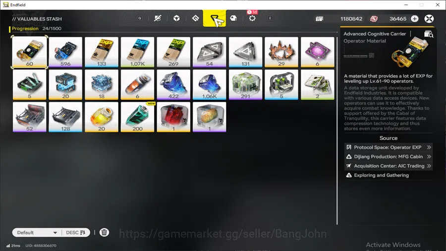 Arknights: Endfield Accounts ASIA | Lvl 54 | Yvone sign, Tangtang sign, Lifeng, image 7