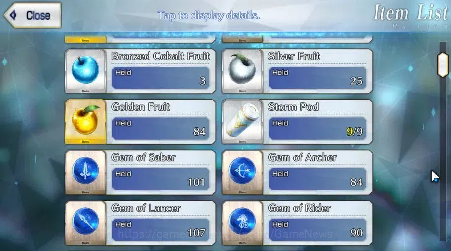 Fate-Grand Order Accounts NA lv 128|3 SSR Limit(Space Erashkigal NP5 + Oberon + Altria Archer) + 995 SQ + Many Resource 5