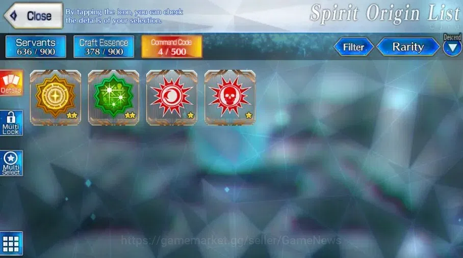 Fate-Grand Order Accounts NA lv 128|3 SSR Limit(Space Erashkigal NP5 + Oberon + Altria Archer) + 995 SQ + Many Resource 9