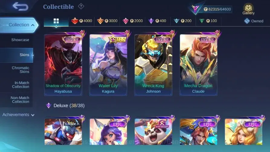 Mobile Legends: Bang Bang Accounts Global|Skin 213|Renowned|Aspirants Lesley|PRIME Gr image 13