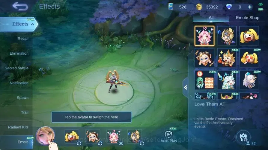 Mobile Legends: Bang Bang Accounts Global|Skin 213|Renowned|Aspirants Lesley|PRIME Gr image 2