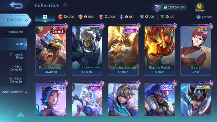 Mobile Legends: Bang Bang Accounts Global|Skin 213|Renowned|Aspirants Lesley|PRIME Gr image 8