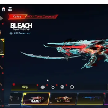 Blood Strike Accounts Collab Skin ASIA|Collab BLEACH MCX,Byakuya,7DS Karl,QBZ995,EVA Katya,MCX,SCAR|17