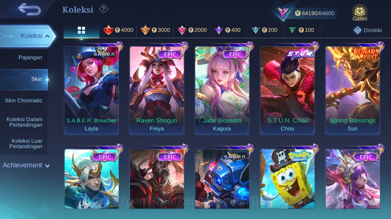 Mobile Legends: Bang Bang Accounts Hero 132 Skin 292 | Stunt Chou | Luckybox Odette,  image 3