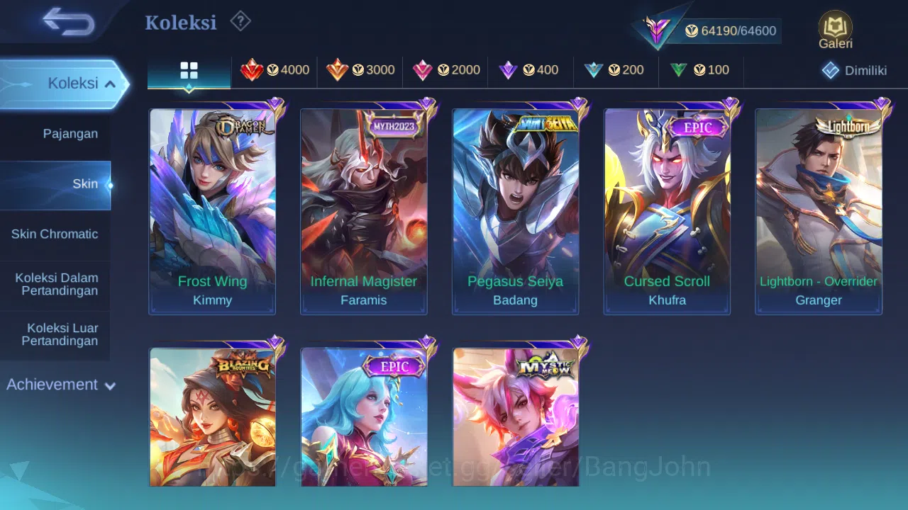 Mobile Legends: Bang Bang Accounts Hero 132 Skin 292 | Stunt Chou | Luckybox Odette,  image 7