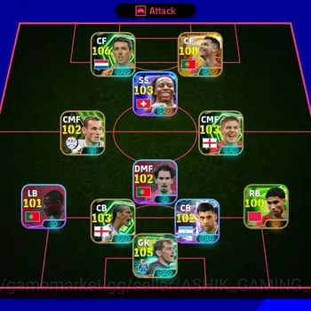 eFootball Accounts Legends & Iconic Players  eFootball Account For Sale | 3209 Collective Strength | 108 CF + 106/105/104