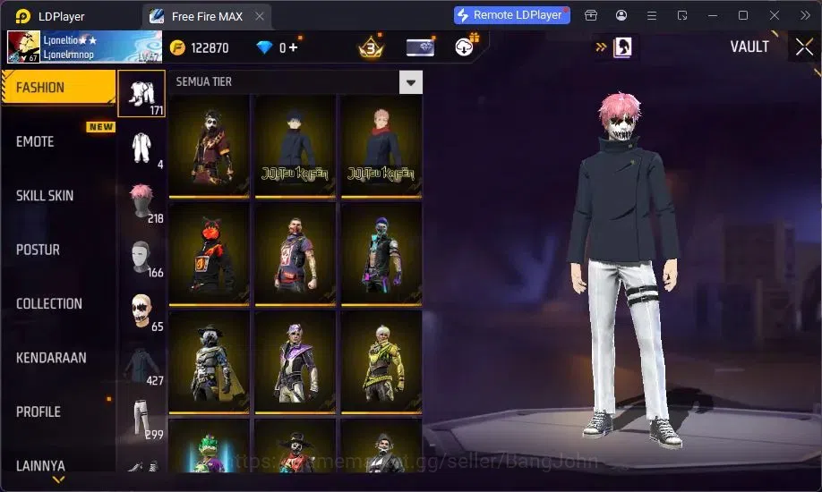 Free Fire Accounts Indonesia | M1887 Mamba Gnaw,UMP Booyah Day Lv5,Va image 18