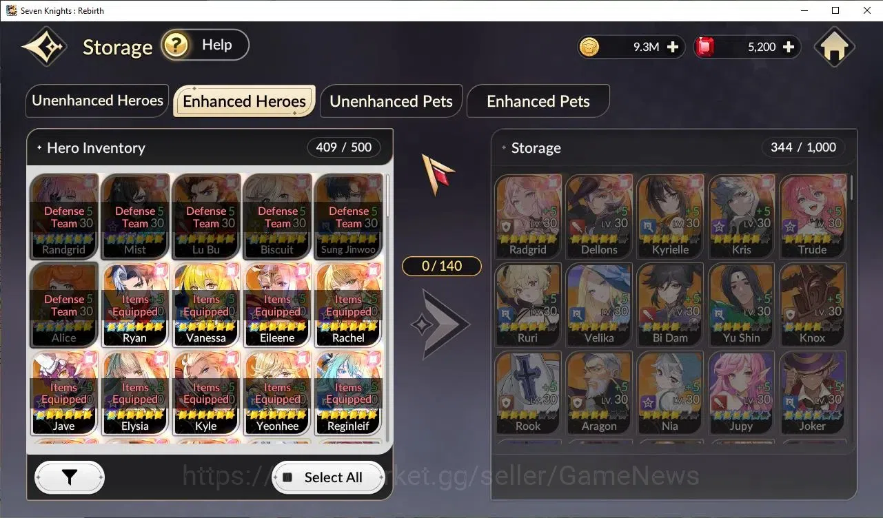 Seven Knights Re:Birth Accounts Global SEA|5,2K Ruby|2 TC6[Randgrid,Pascal]+Mist T image 13