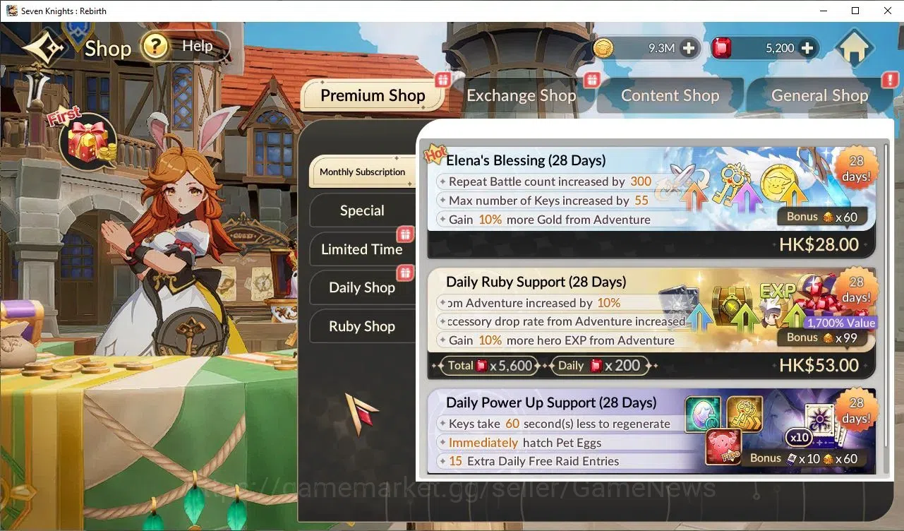 Seven Knights Re:Birth Accounts Global SEA|5,2K Ruby|2 TC6[Randgrid,Pascal]+Mist T image 20
