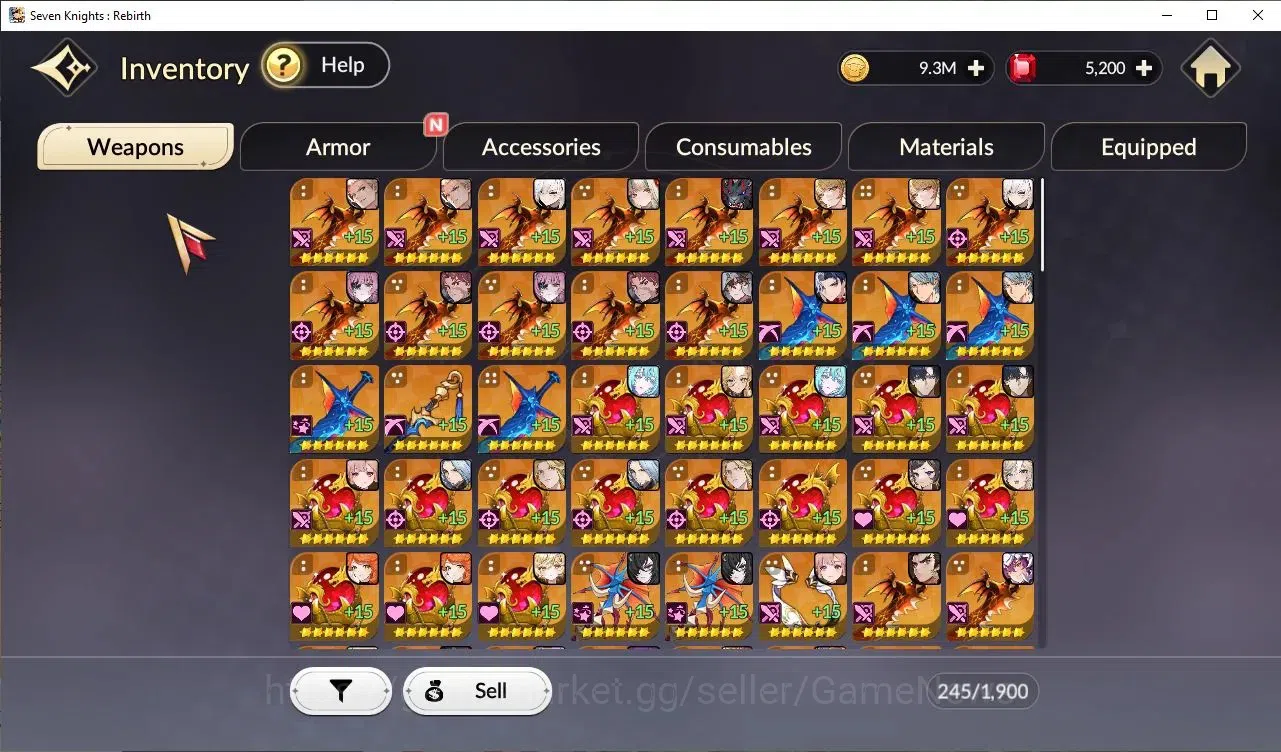 Seven Knights Re:Birth Accounts Global SEA|5,2K Ruby|2 TC6[Randgrid,Pascal]+Mist T image 6