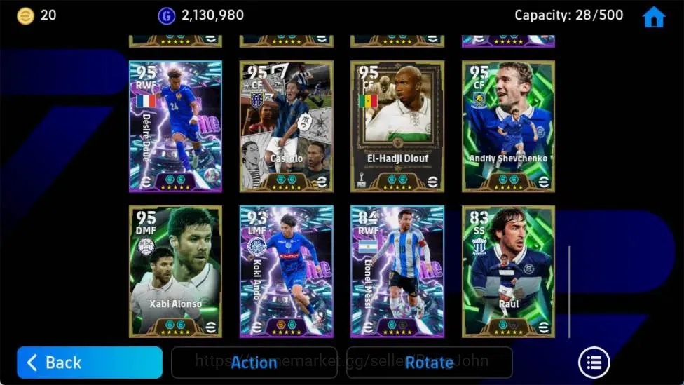eFootball Accounts Android|PW 3191|Naruto Aubameyang, Eden Hazard Epi image 1