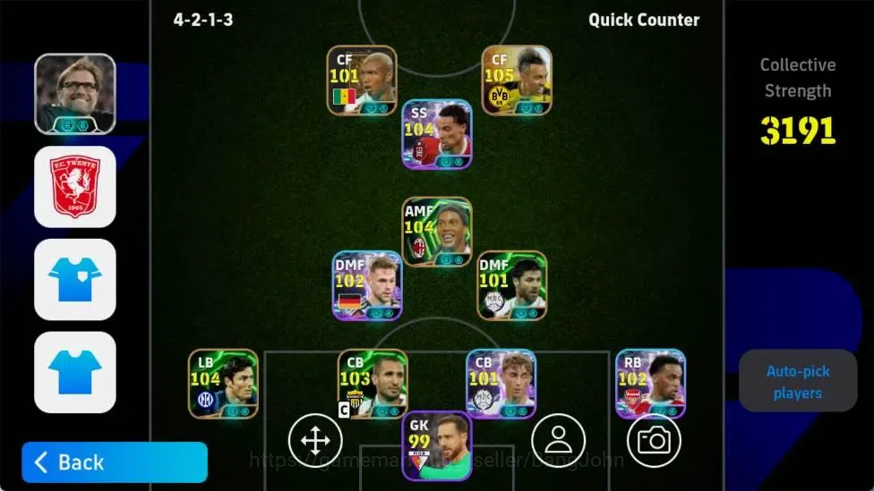 eFootball Accounts Android|PW 3191|Naruto Aubameyang, Eden Hazard Epi image 6