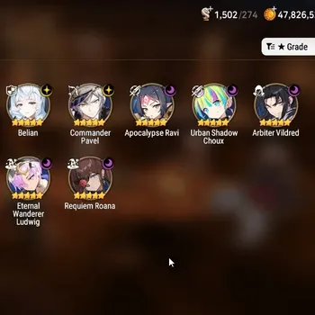 Epic Seven Accounts Limited Hero Global UnVerif|10 ML(Belian,Arbiter V,Renoa,Requiem Roana Etc)+(MeiLin