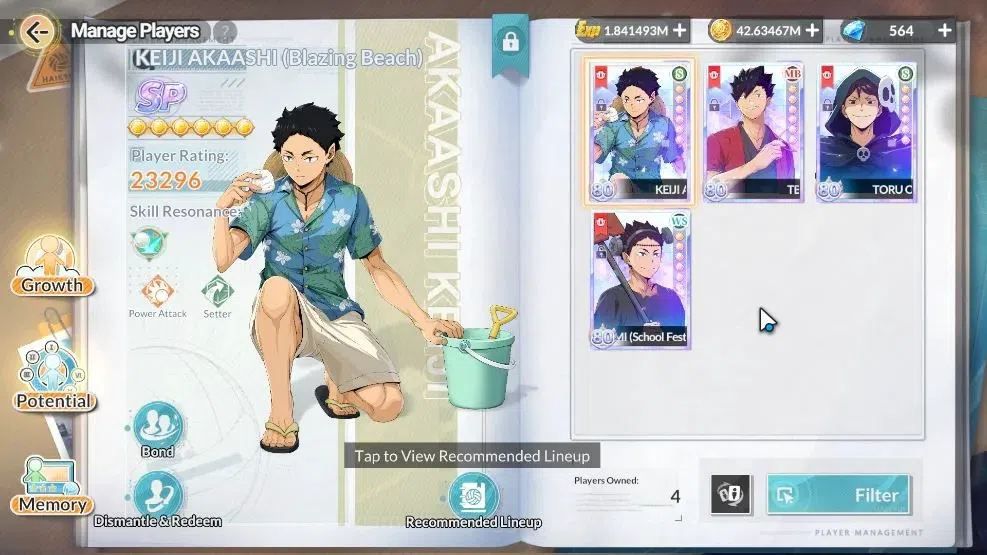 HAIKYU!! FLY HIGH Accounts SEA Lvl 48|4 SP [Keiji Blazing,Tetsuro Firework,To image 3