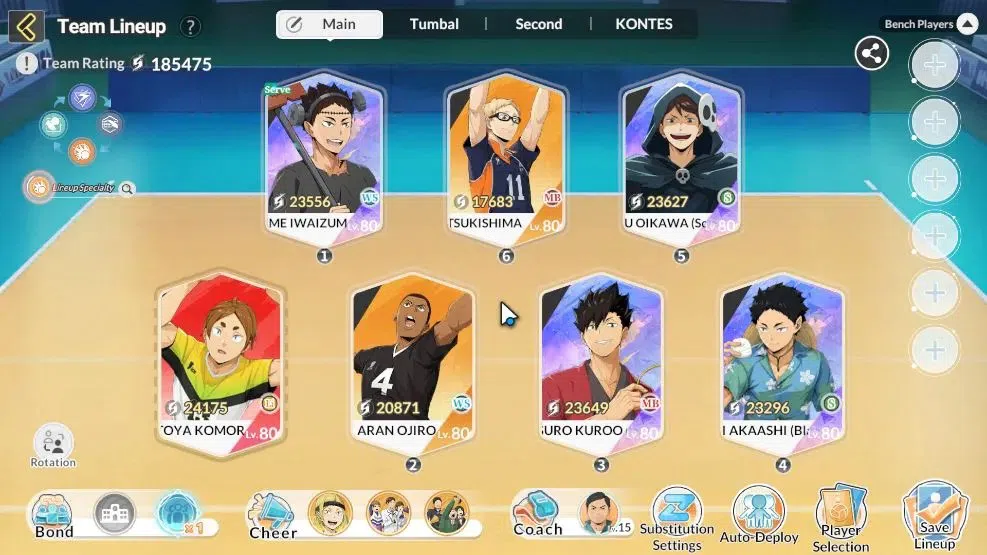 HAIKYU!! FLY HIGH Accounts SEA Lvl 48|4 SP [Keiji Blazing,Tetsuro Firework,To image 8